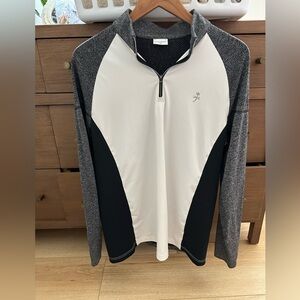 CASTELBAJAC Golf Men’s 1/4 Zip Pullover White Size XL